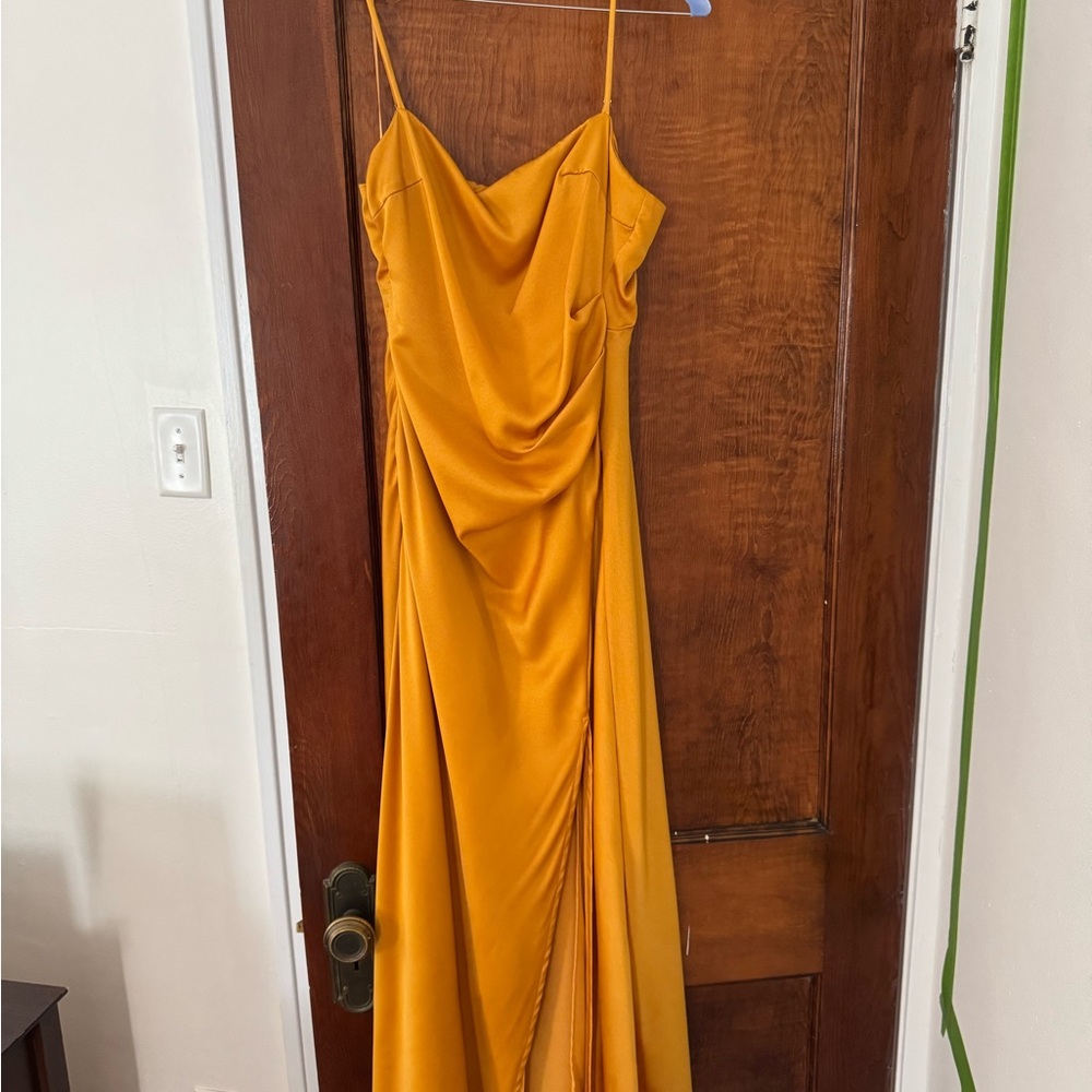 ASTR The Label Mustard Yellow Dress